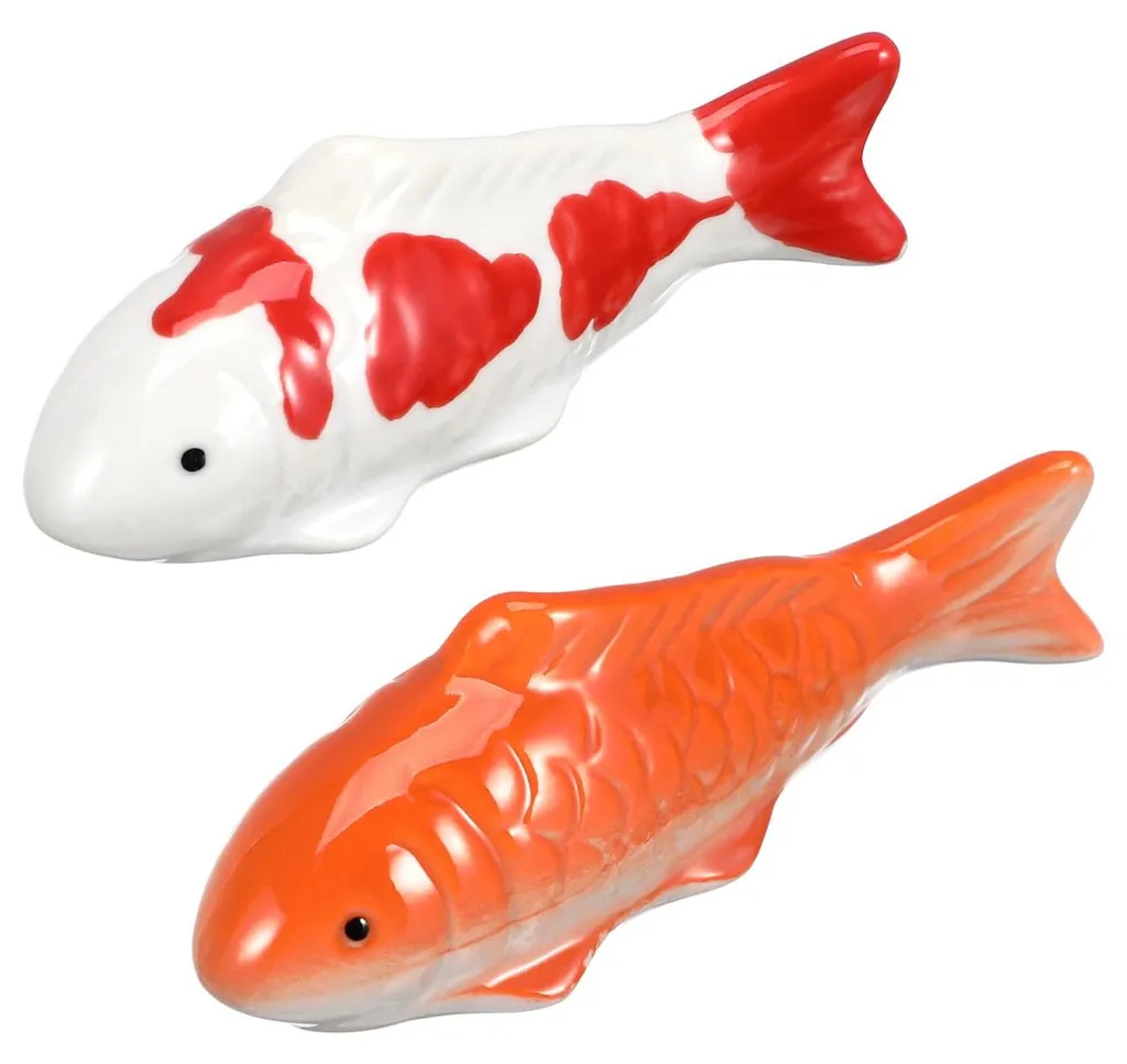 Décoration d'aquarium en céramique : lot de poissons flottants colorés