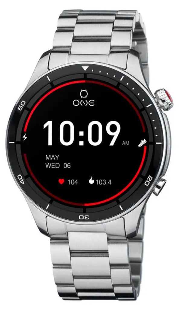 Montre connectée ONE OSW0100SL41J : montre intelligente élégante acier