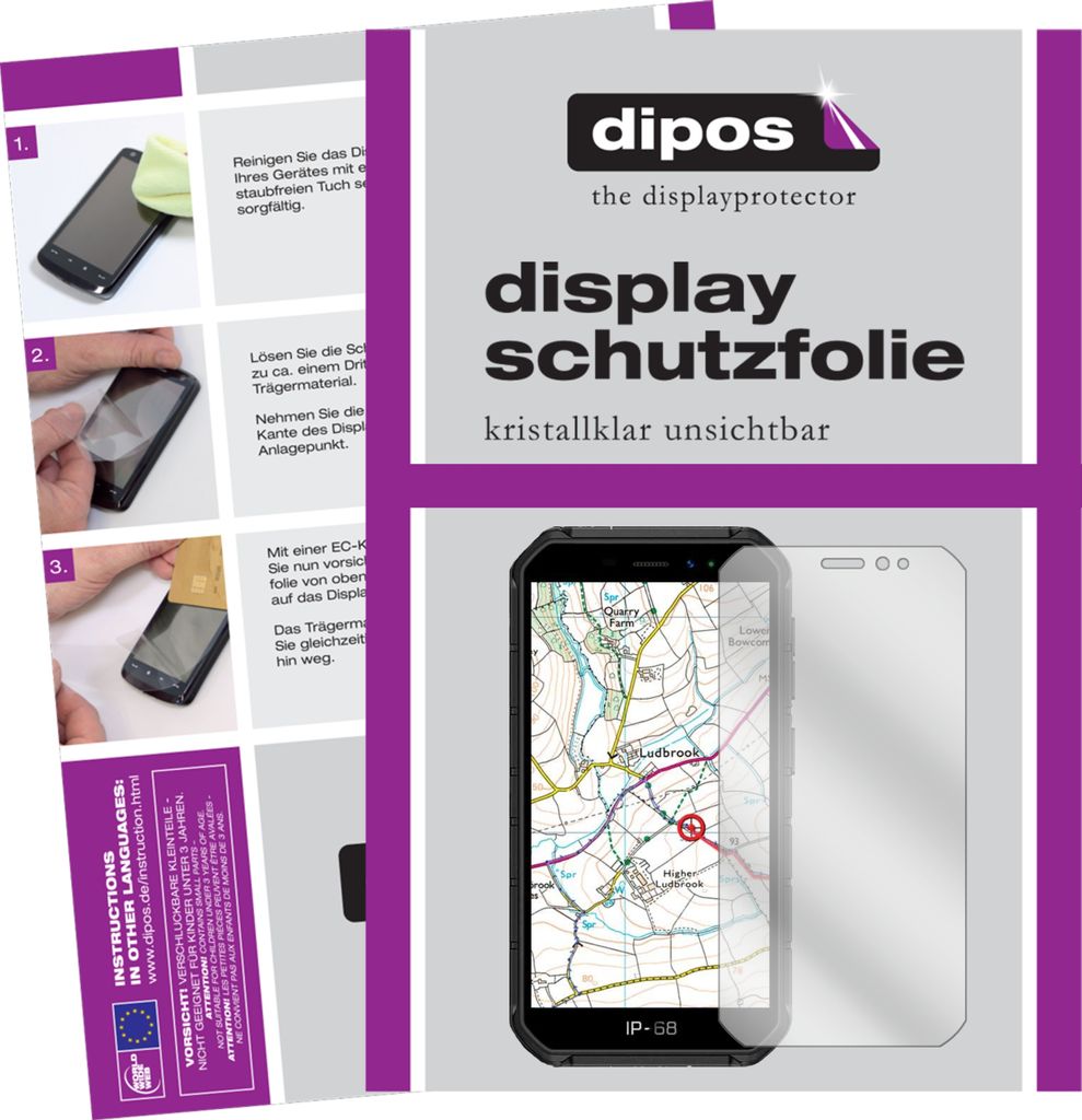 5x Schutzfolie für Ulefone Armor X7 Display Folie klar Displayschutzfolie