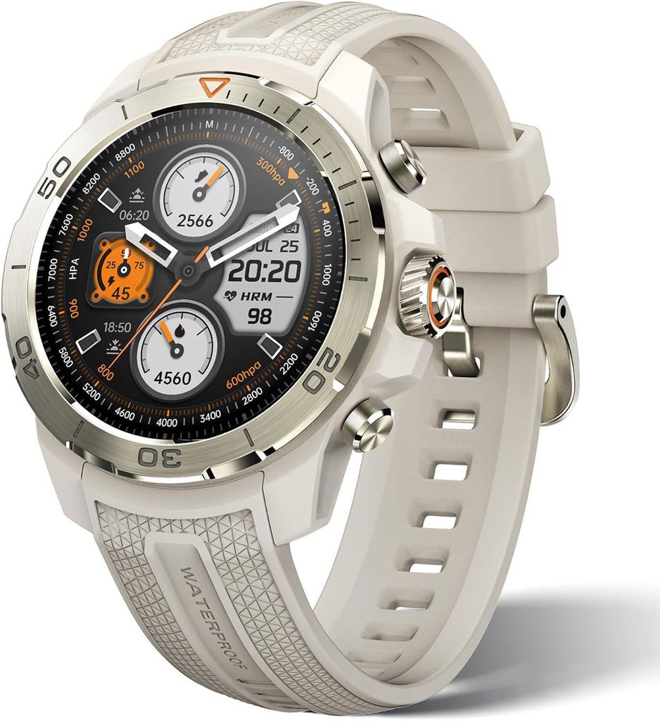 Mibro GS Explorer GPS Multisport Smartwatch mit AMOLED, Dualfrequenz-GPS, 150+ Sportmodi, 10ATM Wasserschutz und langer Akkulaufzeit