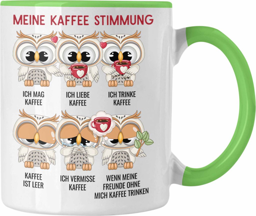 Trendation - Meine Kaffee Stimmung Lustiger Kaffe Spruch Produktbild 