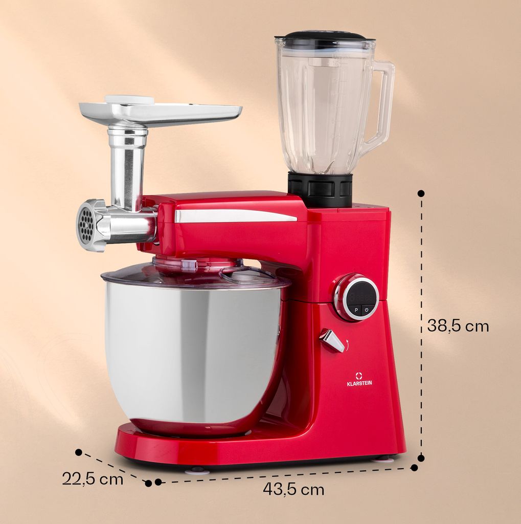 Klarstein Küchenmaschine, Universalküchenmaschinen, 3-in-1 Produktbild 8