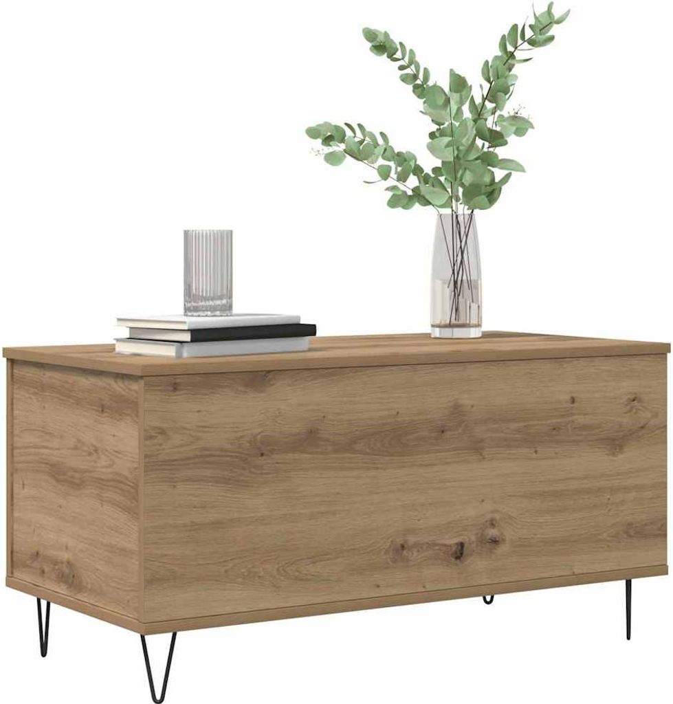 "im Sonderangebot"Couchtisch - CLORIS - Wohnzimmertisch - Robust und langlebig - Artisan-Eiche 90 x 44.5 x 45 cm Holzwerkstoff - NeuMöbel6324287