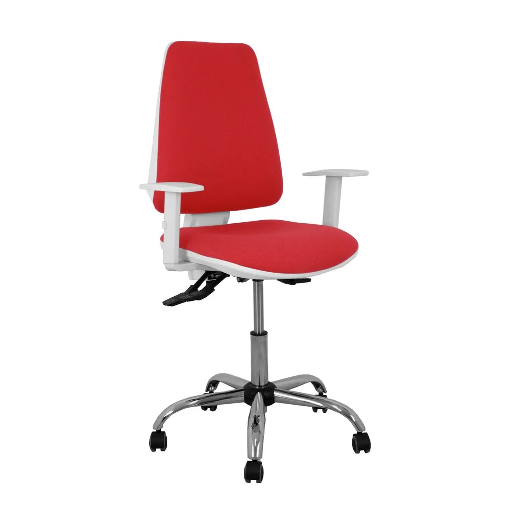 Fauteuil de bureau ergonomique Elche rouge - Siège réglable pour ordinateur