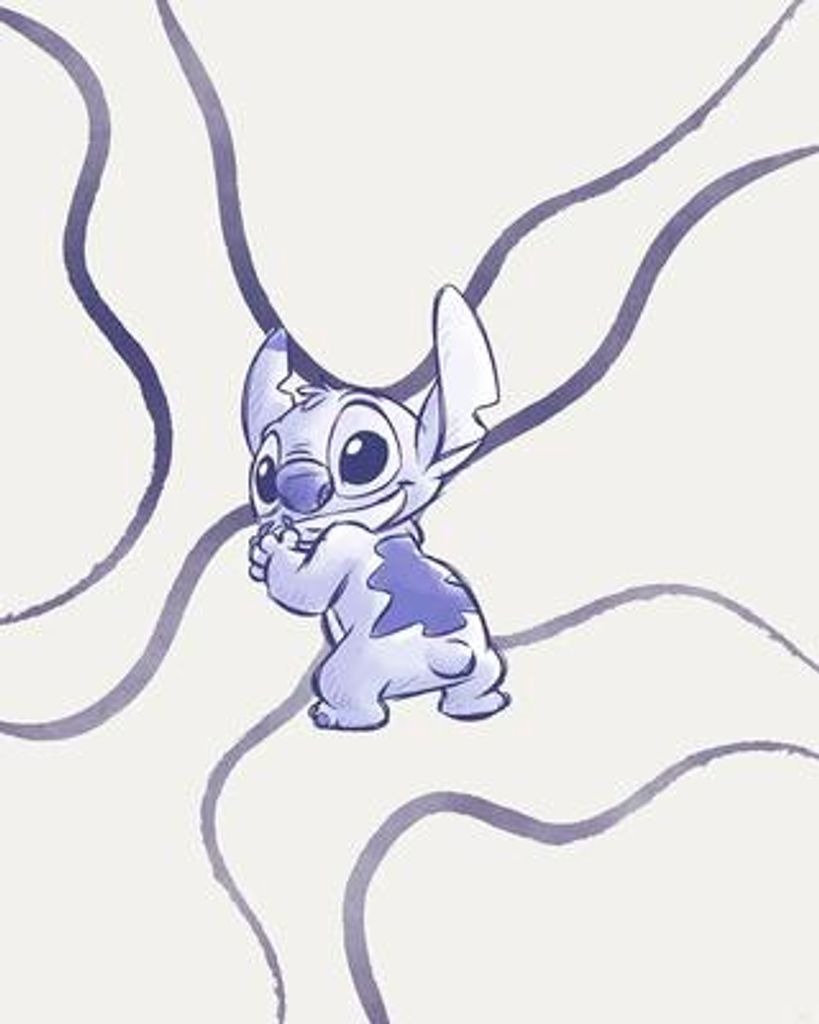 Poster Disney Lilo and Stitch Brave and Wild 40x50 cm