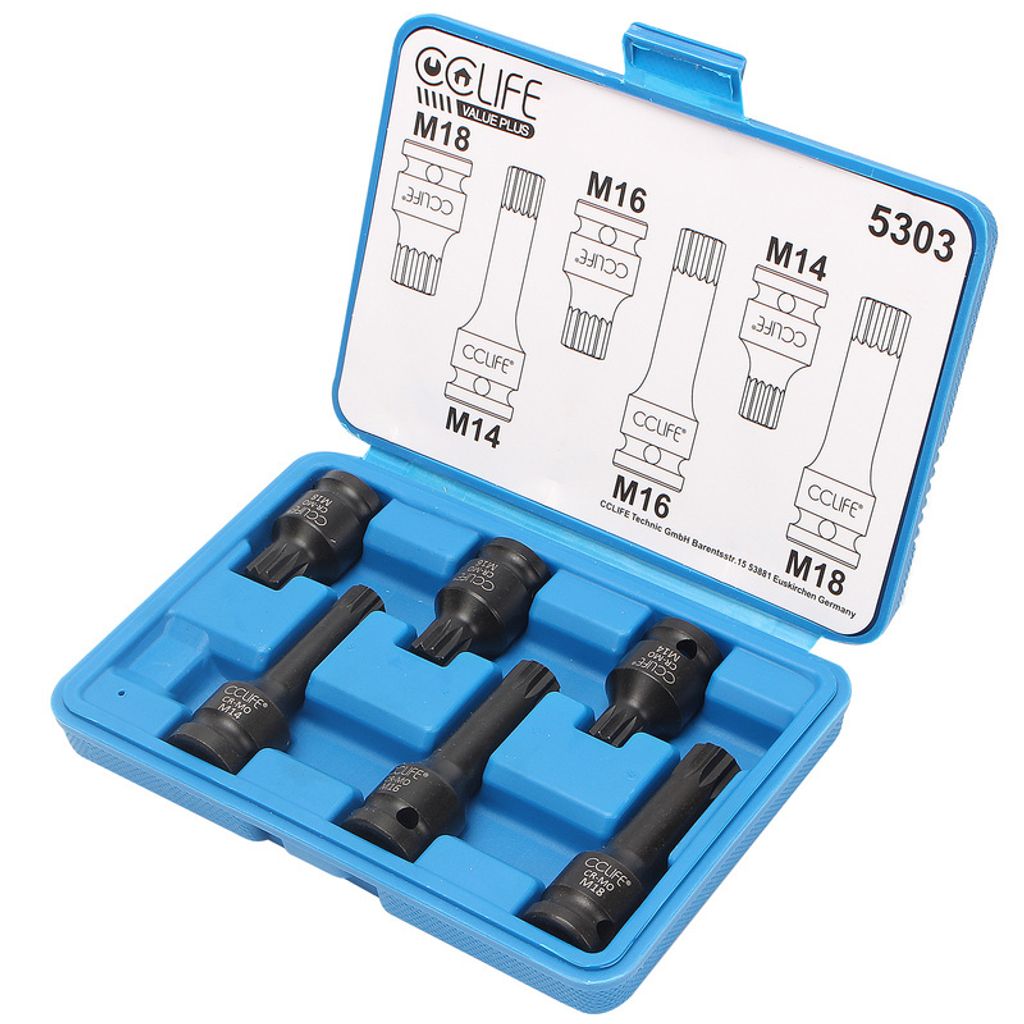 TECPO INNEN VIELZAHN STECKSCHLÜSSEL SATZ 1/2 ZOLL M4-M18 KRAFT NÜSSE SCHLAGNÜSSE TECPO INNEN VIELZAHN STECKSCHLÜSSEL SATZ 1/2 ZOLL M4-M18 KRAFT NÜSSE SCHLAGNÜSSE