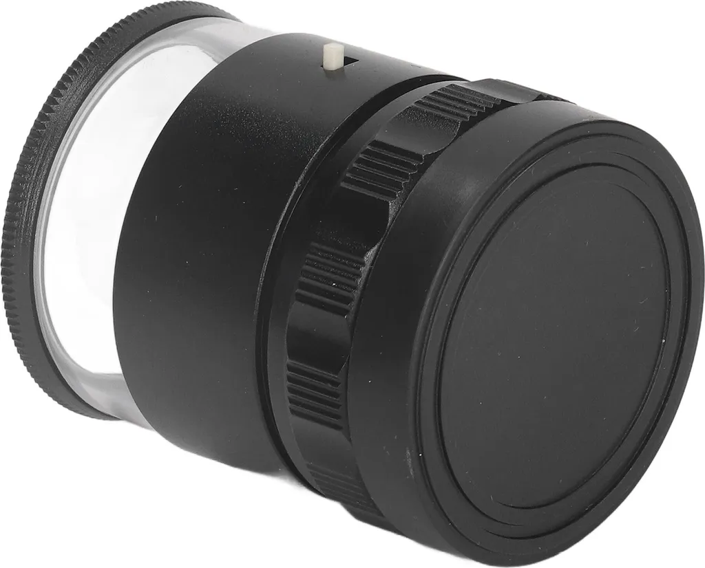 Loupe d'inspection 10X pour philatélie et numismatique avec 8 LED 28mm