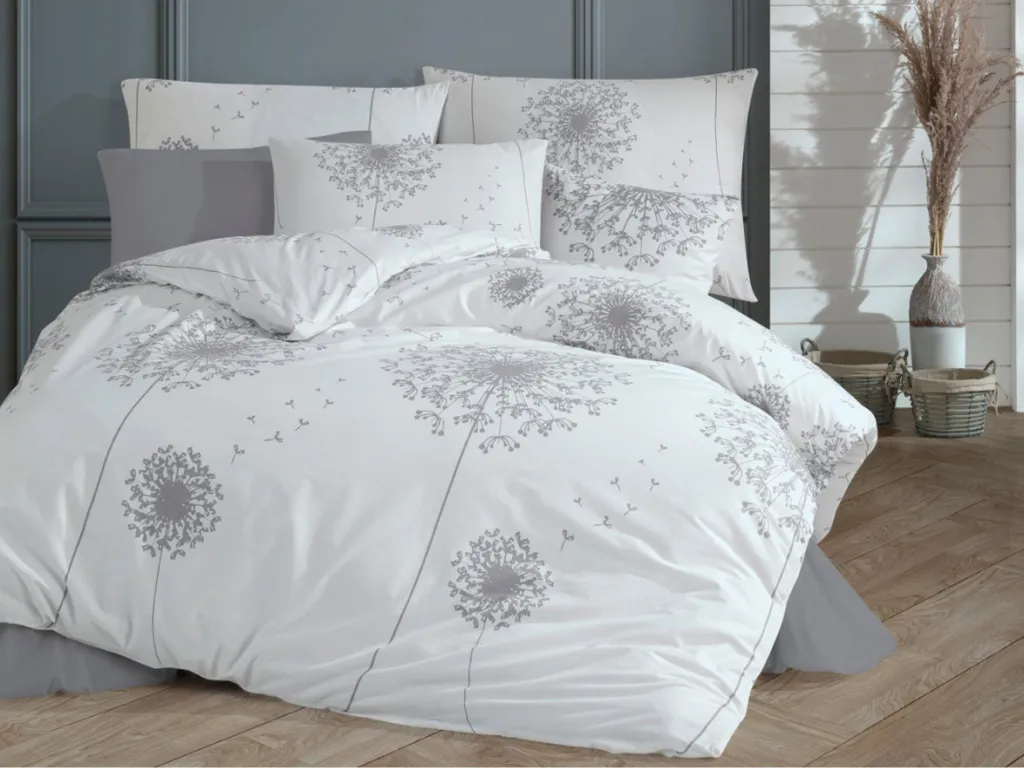 Biancheria da Letto Francis Bianco 140x220 in Cotone: Qualità Premium