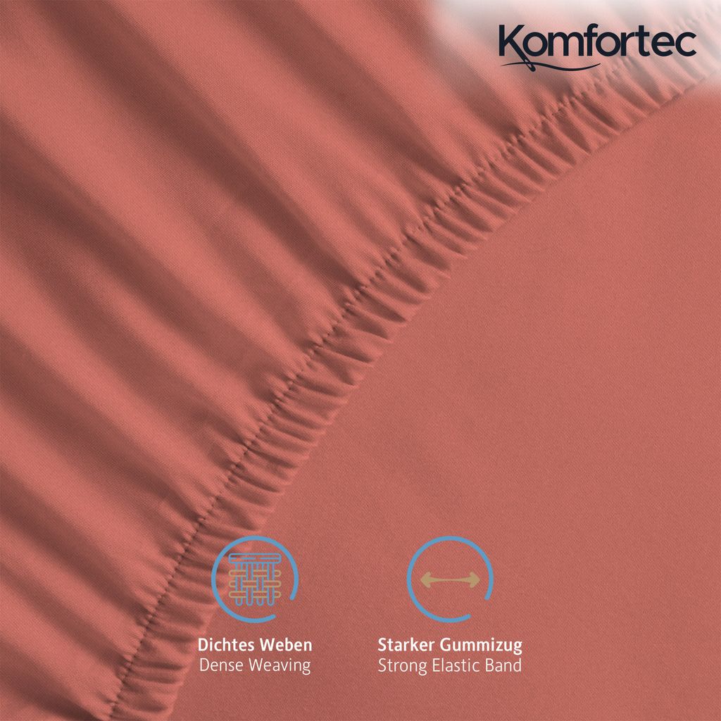 Komfortec Spannbettlaken 160x200 cm, Bettlaken Produktbild 6