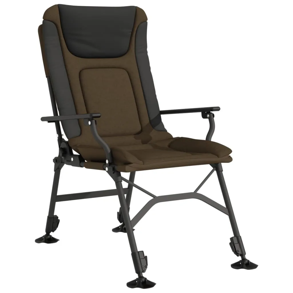 Sedia Outdoor Pieghevole Taupe | Design per Pesca e Camping