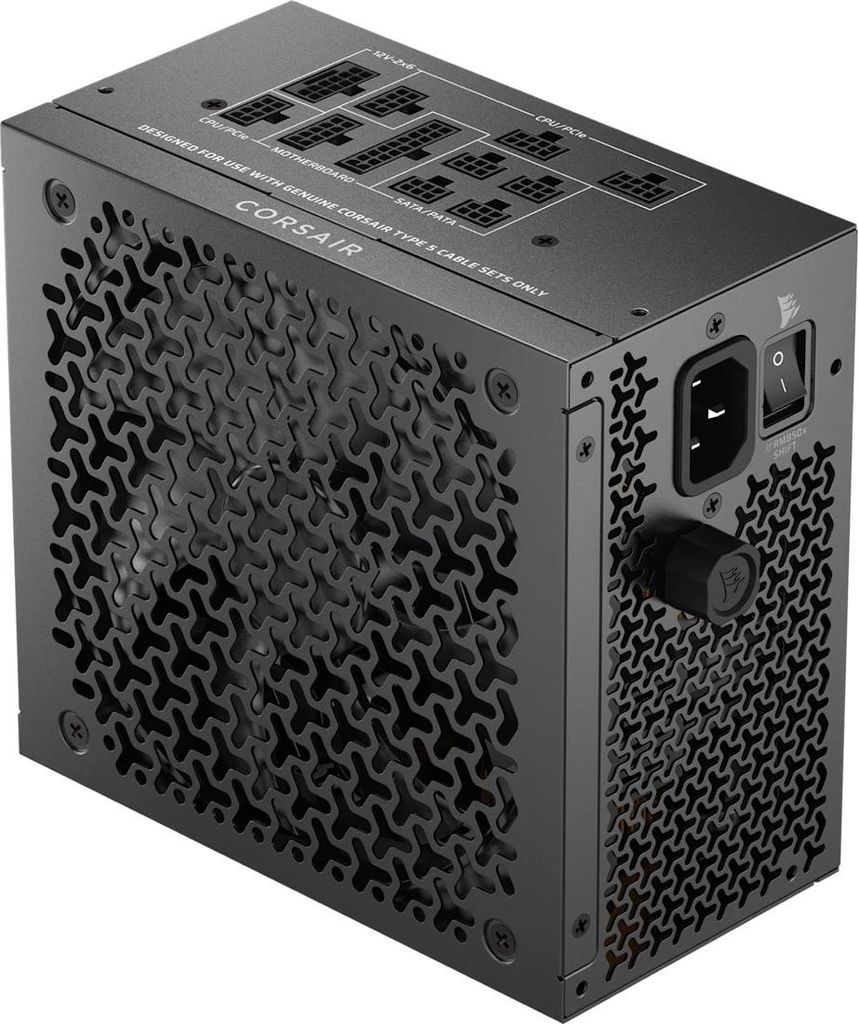 Corsair RM850x Shift, PC-Netzteil, (1x 12-Pin High Power GPU, 3x PCIe