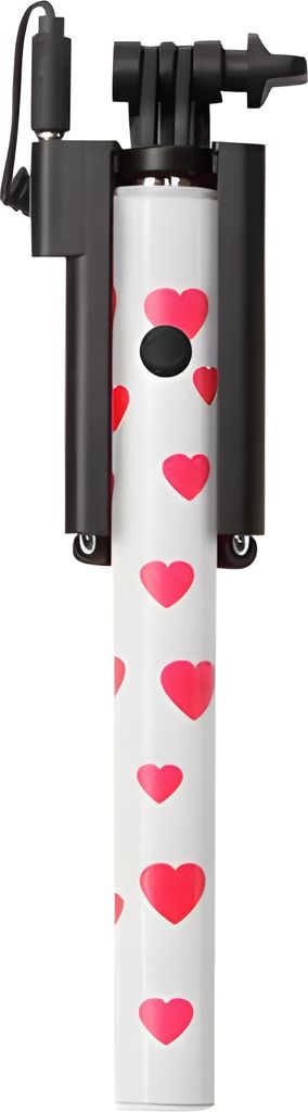 Ultron Selfie-Stick Hot Shot white pink heart Produktbild 