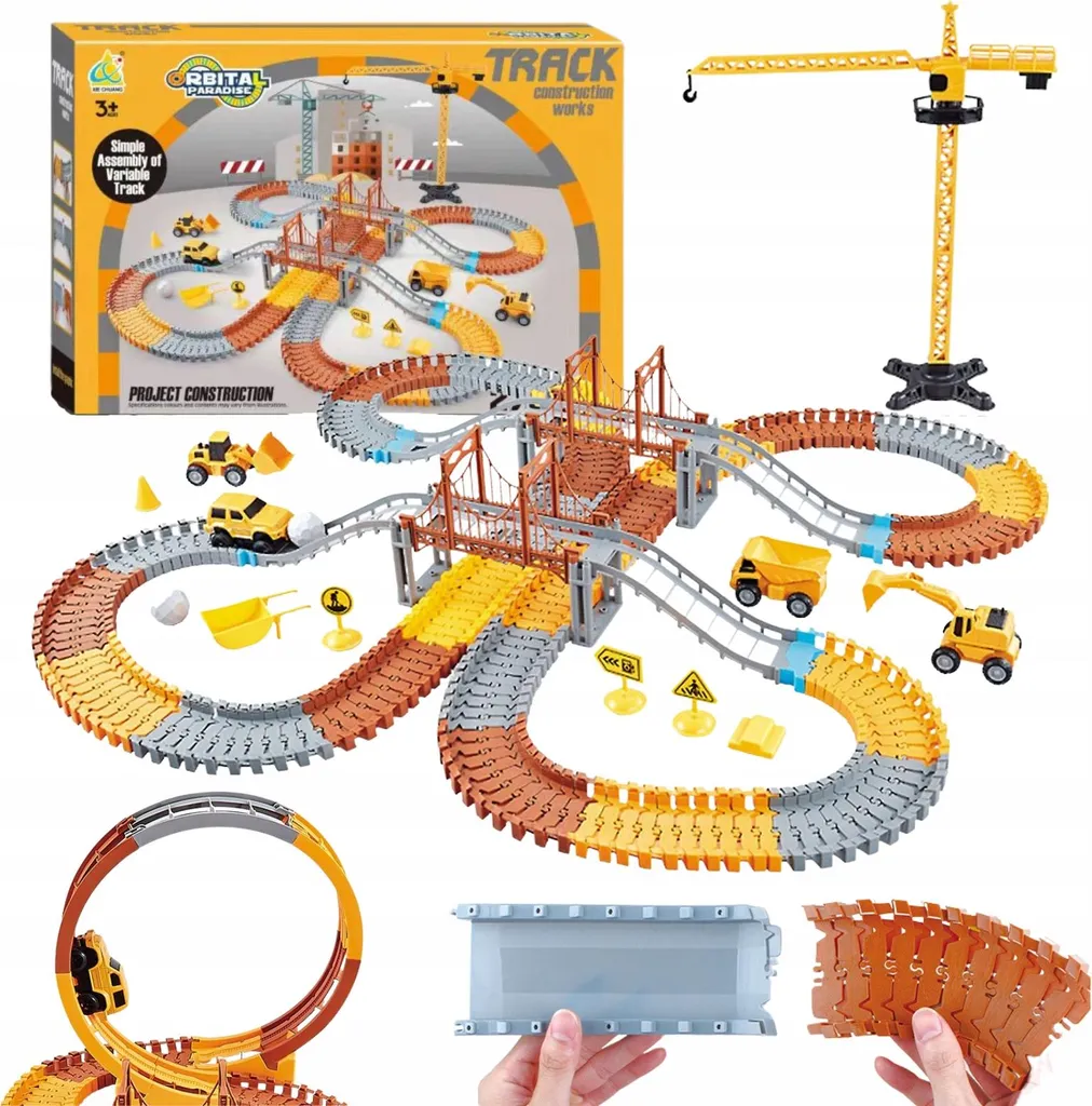 Circuit de chantier Mega XXL Baupark 273 EL : fini l'ennui des jeux