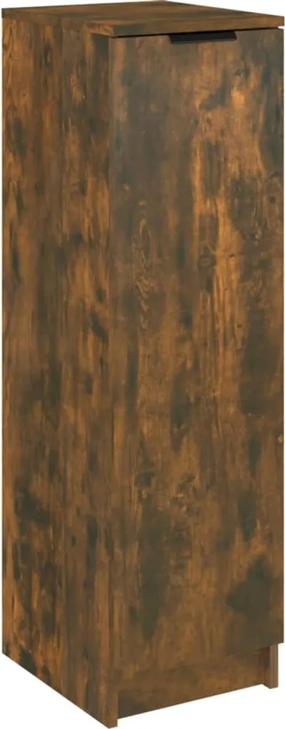 Scarpiera Rovere Fumé 30x35x100 cm | Mobile Ingresso Salvaspazio Legno