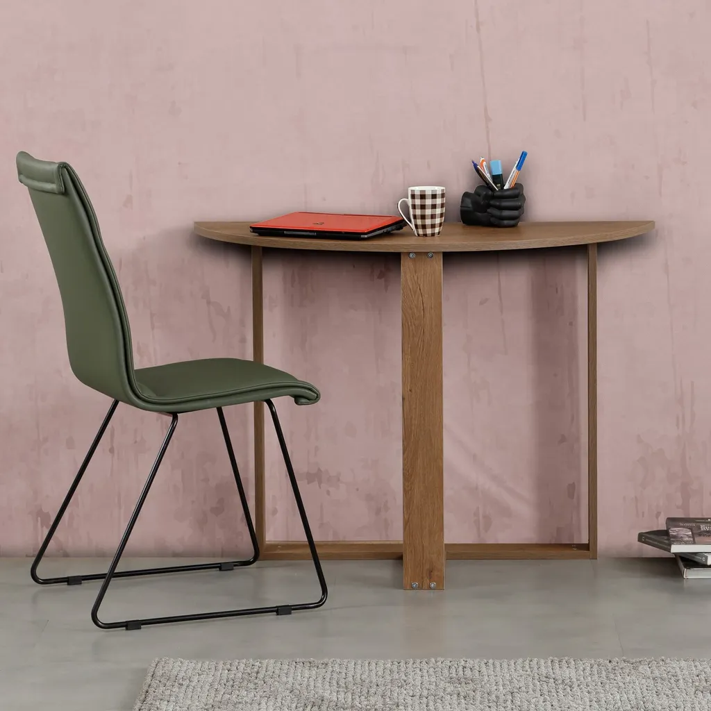 Bureau en Chêne Skye Decor Durable et Robuste Finition Naturelle - 2