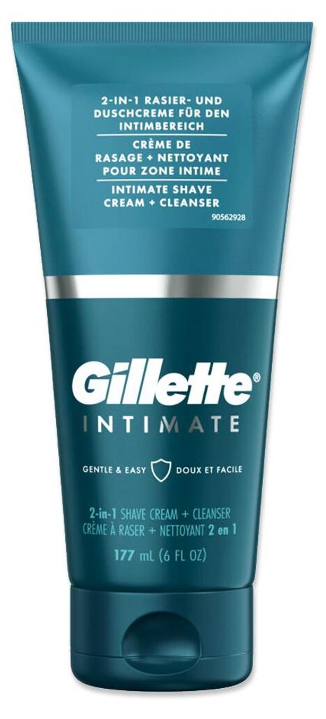 Gillette INTIMATE, Krém na holenie, Muži, 177 ml, 1 kusov Obrázok produktu 