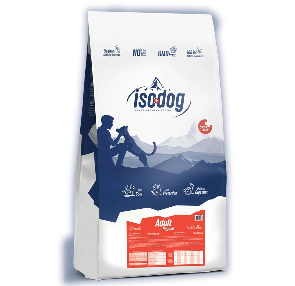 iso-dog Premium Hundefutter Adult Regular Chicken 20Kg