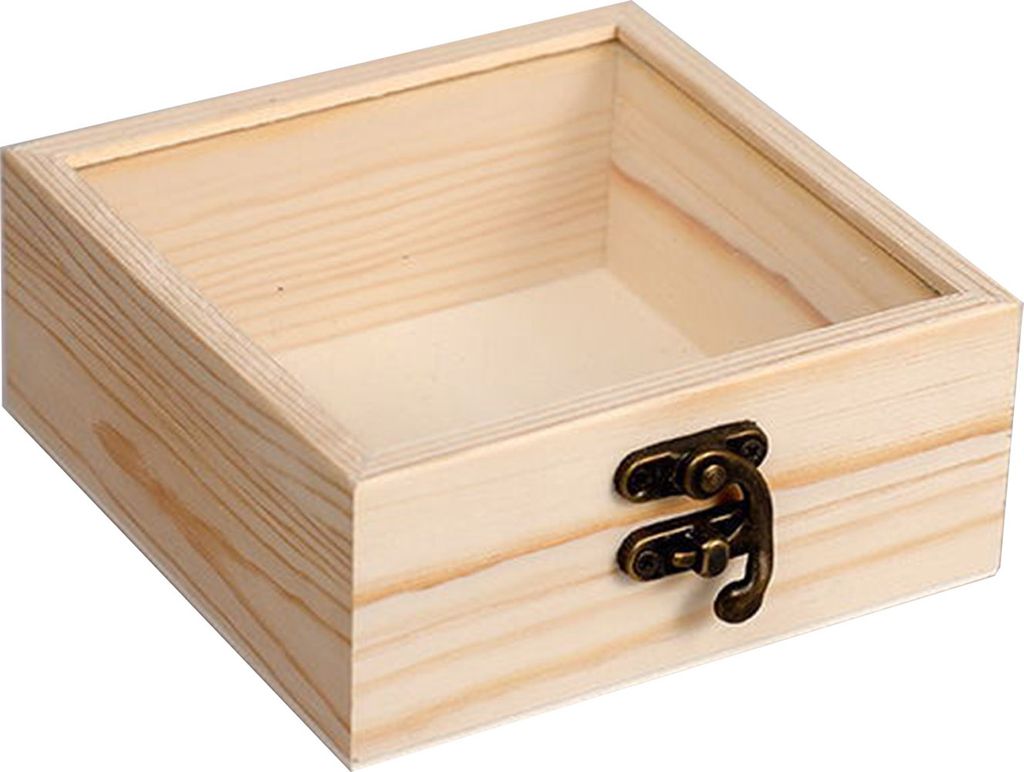 Abschließbare dekorative Aufbewahrungsbox aus Holz, Bastel-Souvenir, DIY-Organizer, herausnehmbare Fachteiler, Geschenk-Aufbewahrungsbehälter