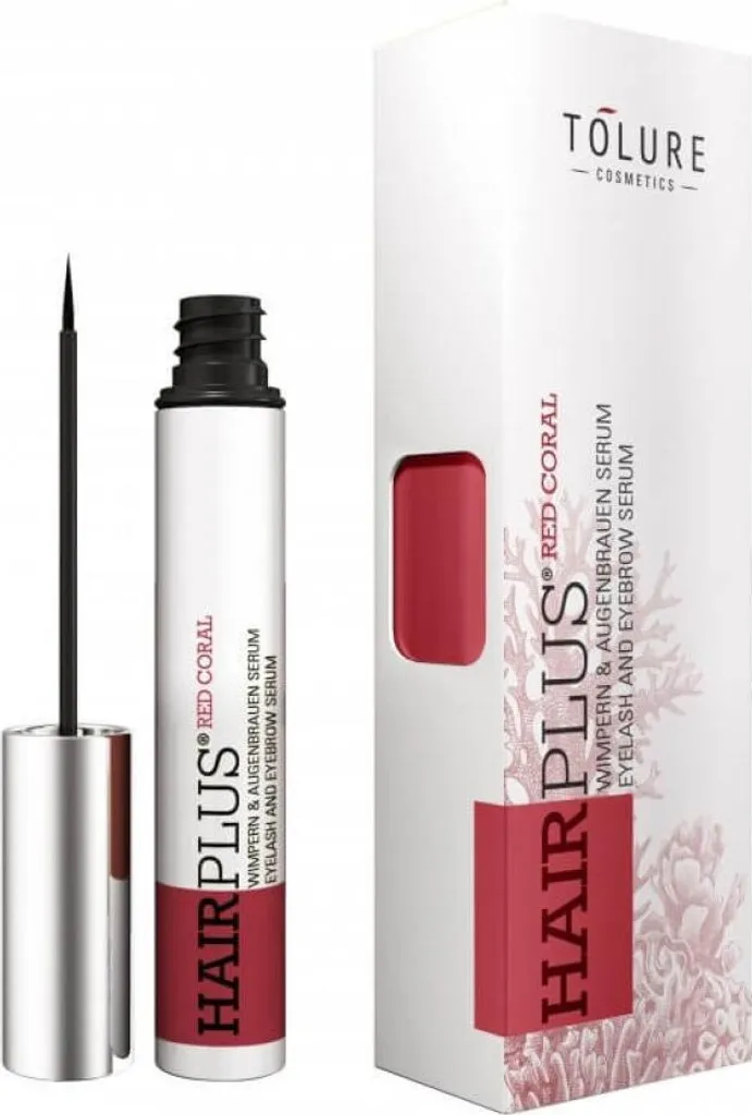 Sérum Cils Red Coral Tolure 3ml : Solution Cils Courts et Sourcils Fins