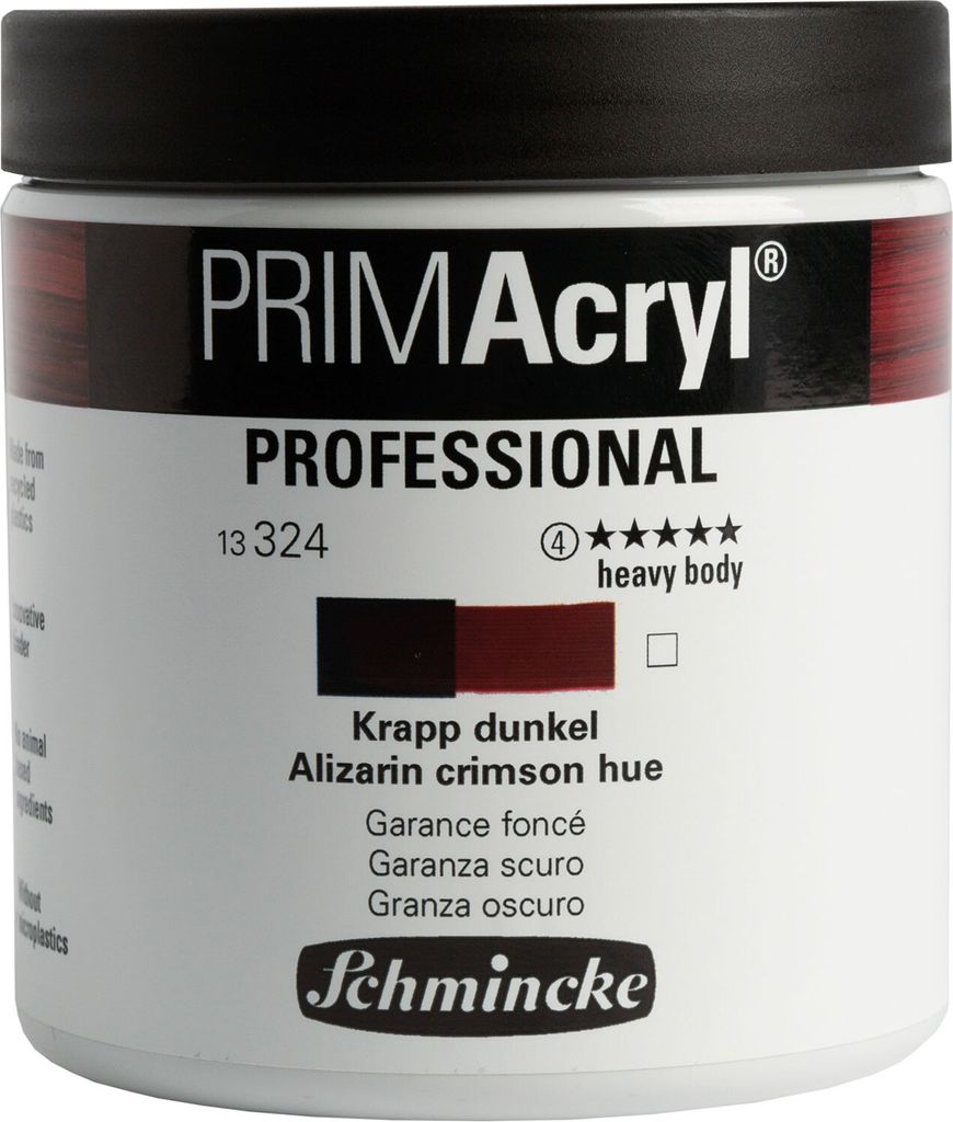 PRIMAcryl - Krapp dunkel - 237ml Feinste Künstler Acrylfarbe Schmincke 13 324 053