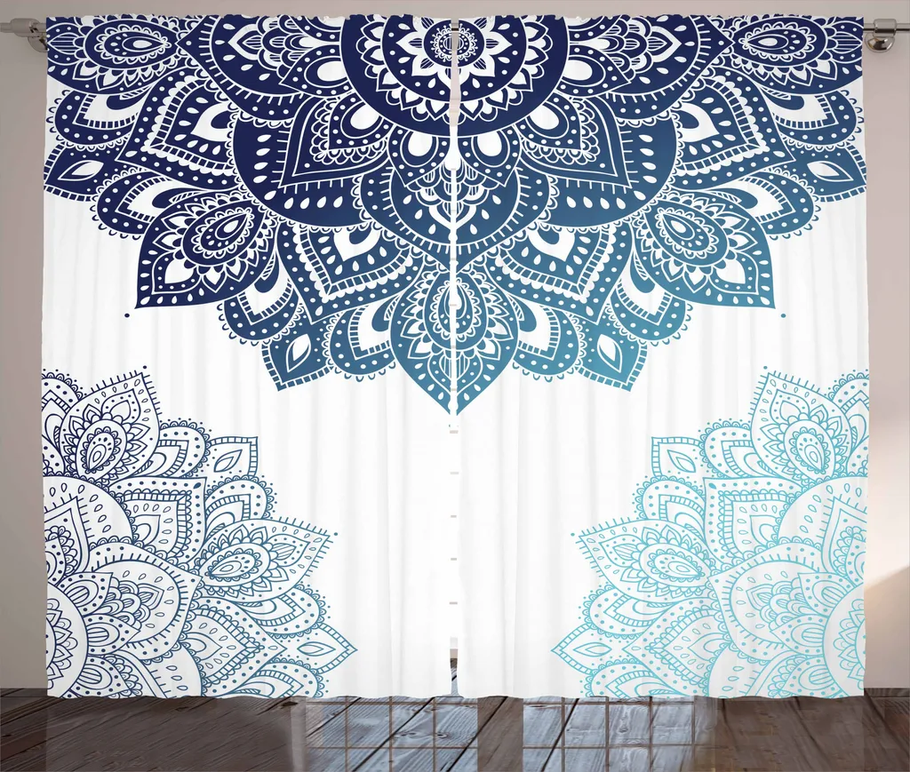 Tenda Rustica ABAKUHAUS Mandala 280x175cm | Arredo Etnico Blu