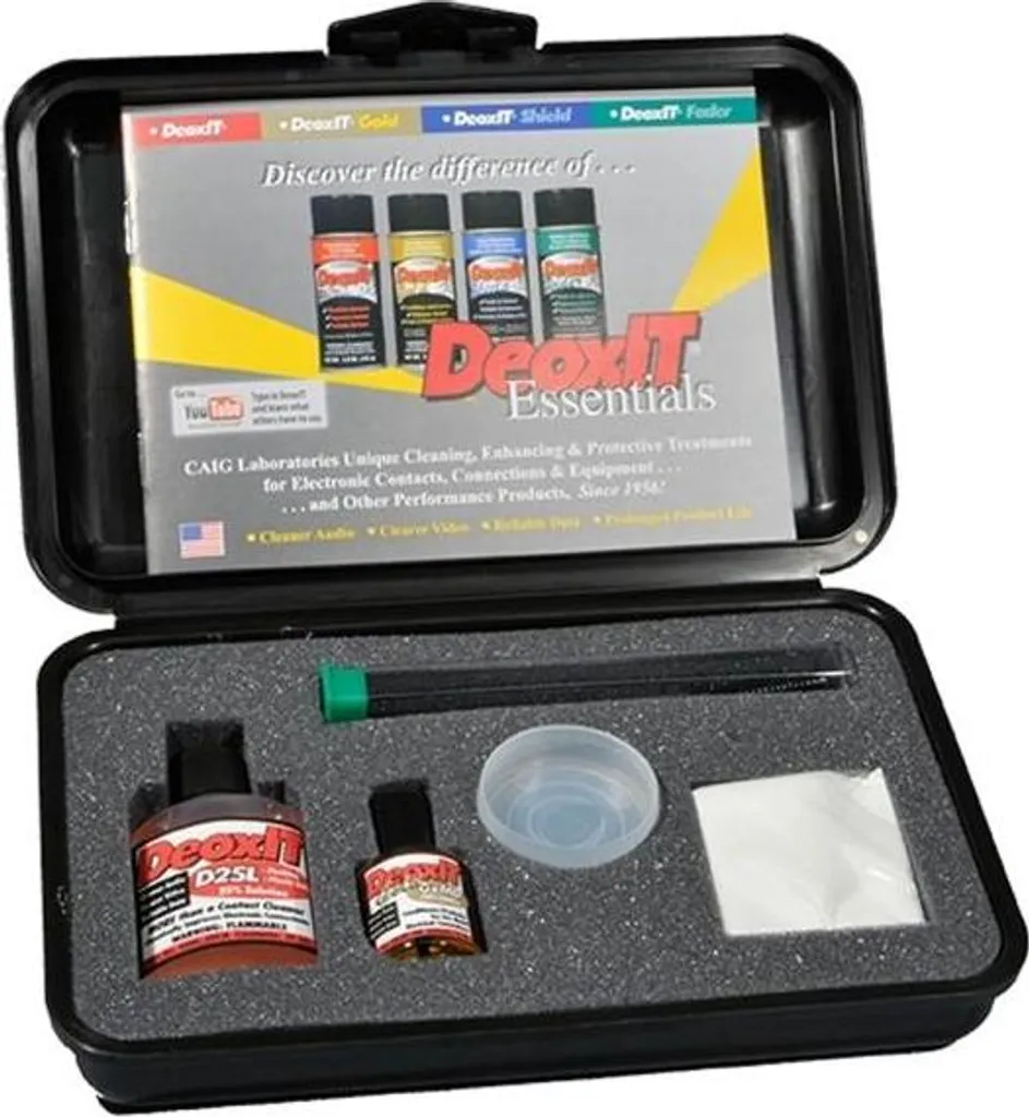 Set Manutenzione Caig DeoxIT SK-GXMD Oro per Valvole Termoioniche