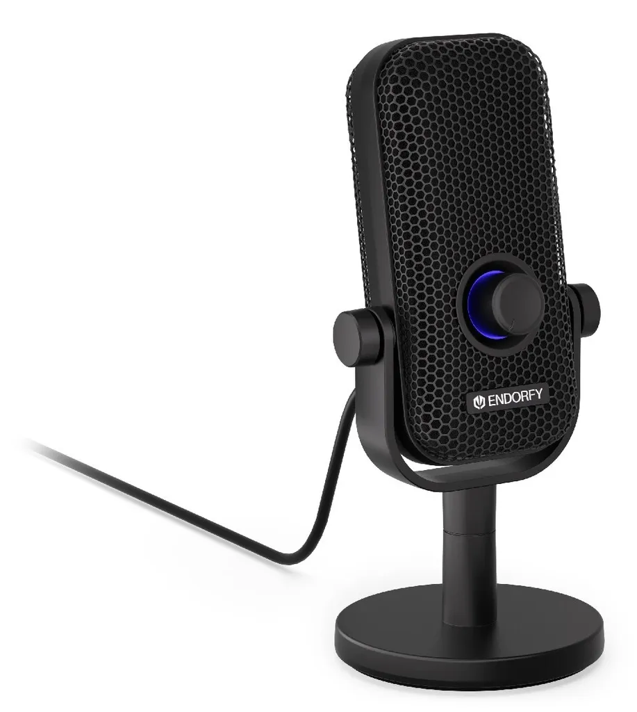 ENDORFY Solum Voice S Noir : Micro Cardioïde USB pour PC et Gaming