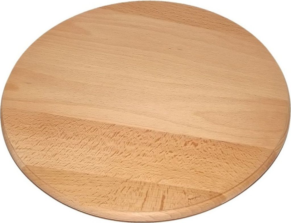 Holzbrett rund Drehplatte Servierplatte drehbar aus Holz 35 Produktbild 