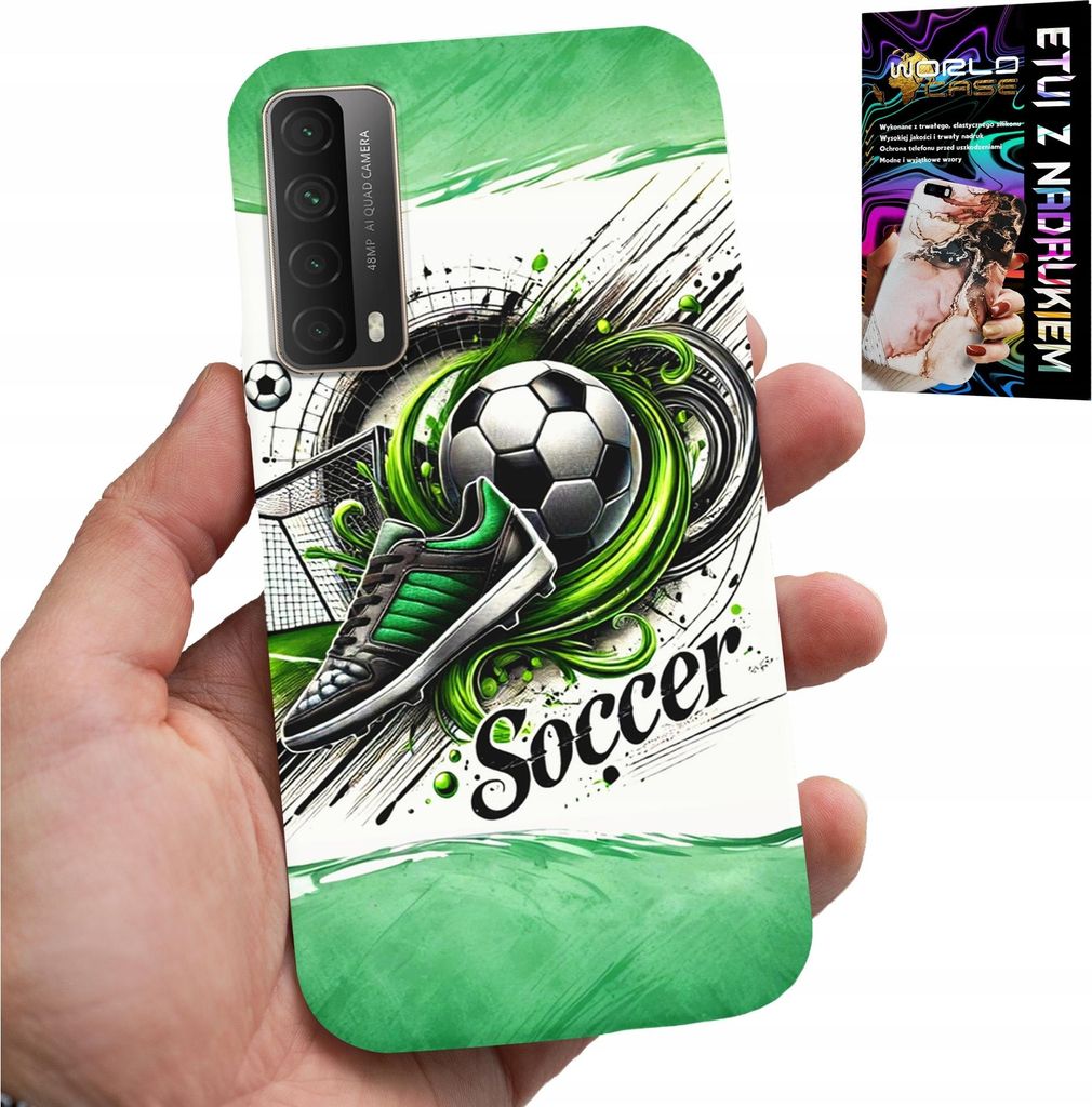 Hülle Für Huawei P Smart 2021 - Fussball, Fussball Ball Hülle + Glas