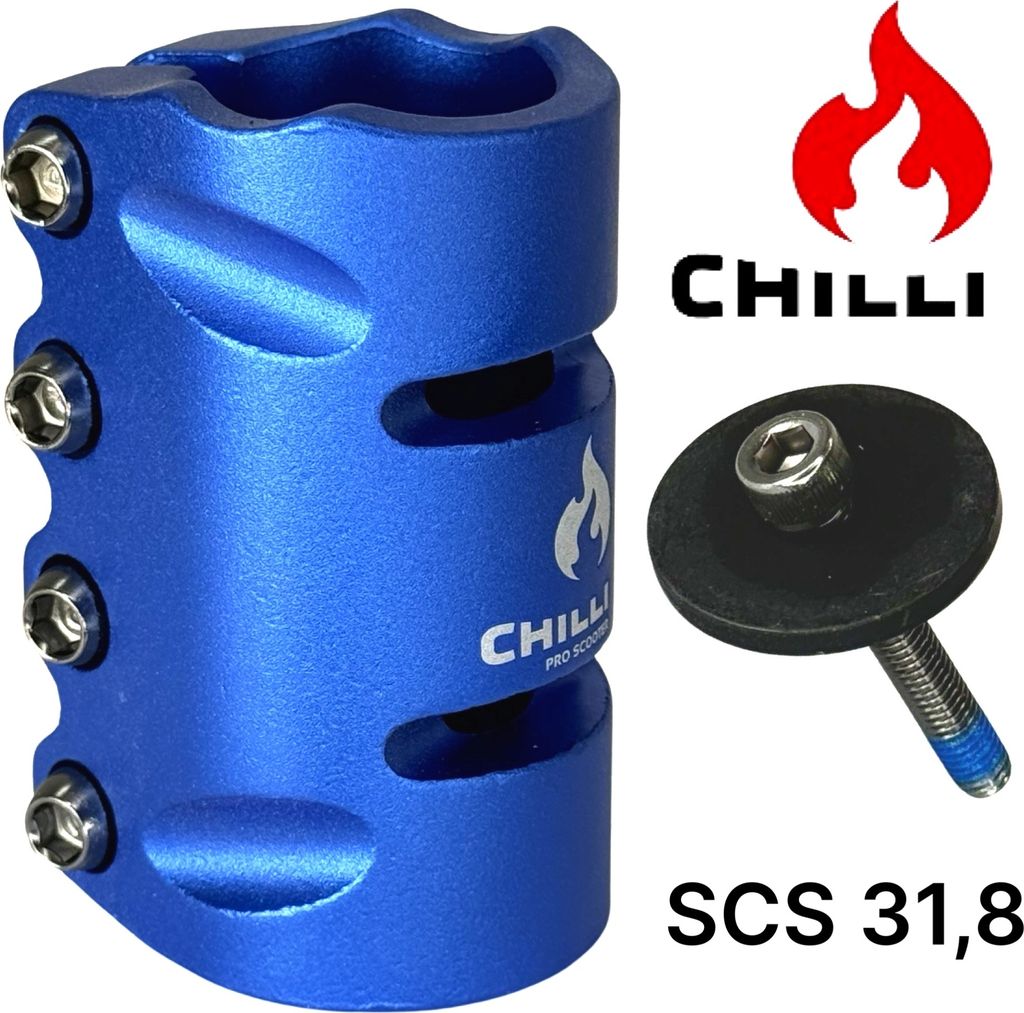 Chilli Pro Scooters SCS-4 Bolts Stunt-Scooter SCS Klemme 32 Blau