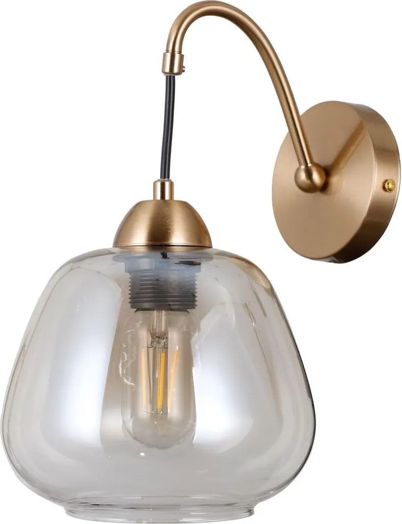 Italux FELIS Gold Wall Lamp WL-40824-1-GD: Illuminazione Design E27