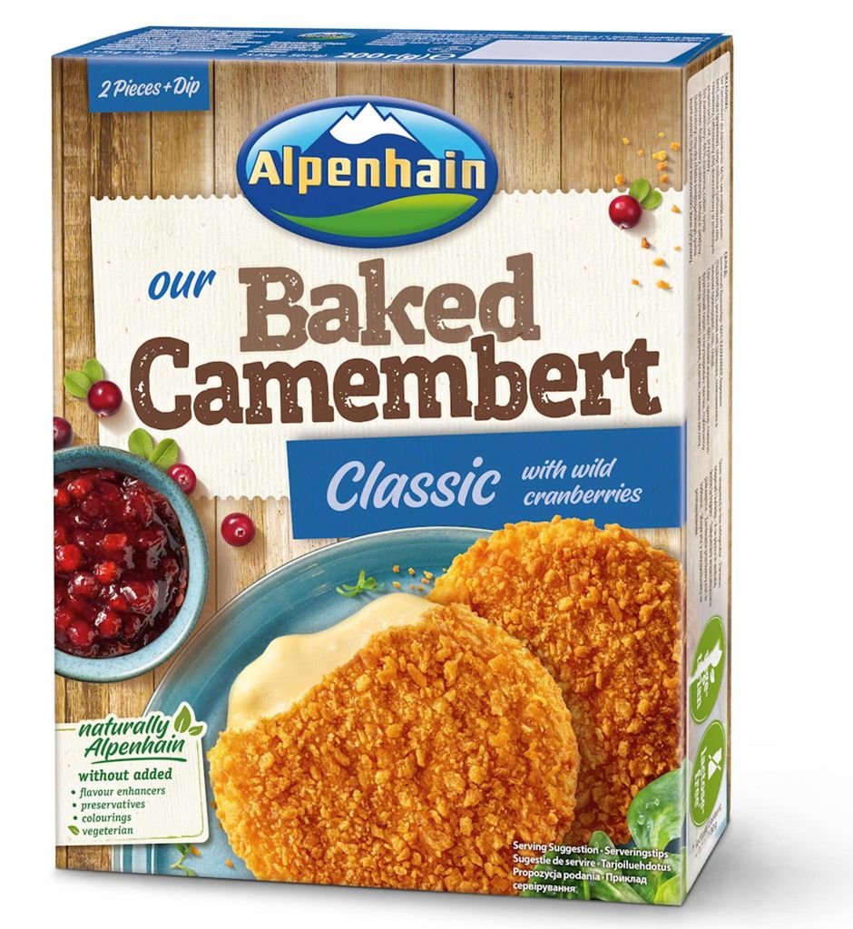 Camembert à cuire, format "Baked", 200 g, marque Alpenhain Image du produit 