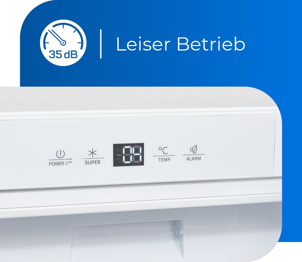 Exquisit Unterbau-Kühlschrank UKS130-4-FE-010D | 121 l Produktbild 3