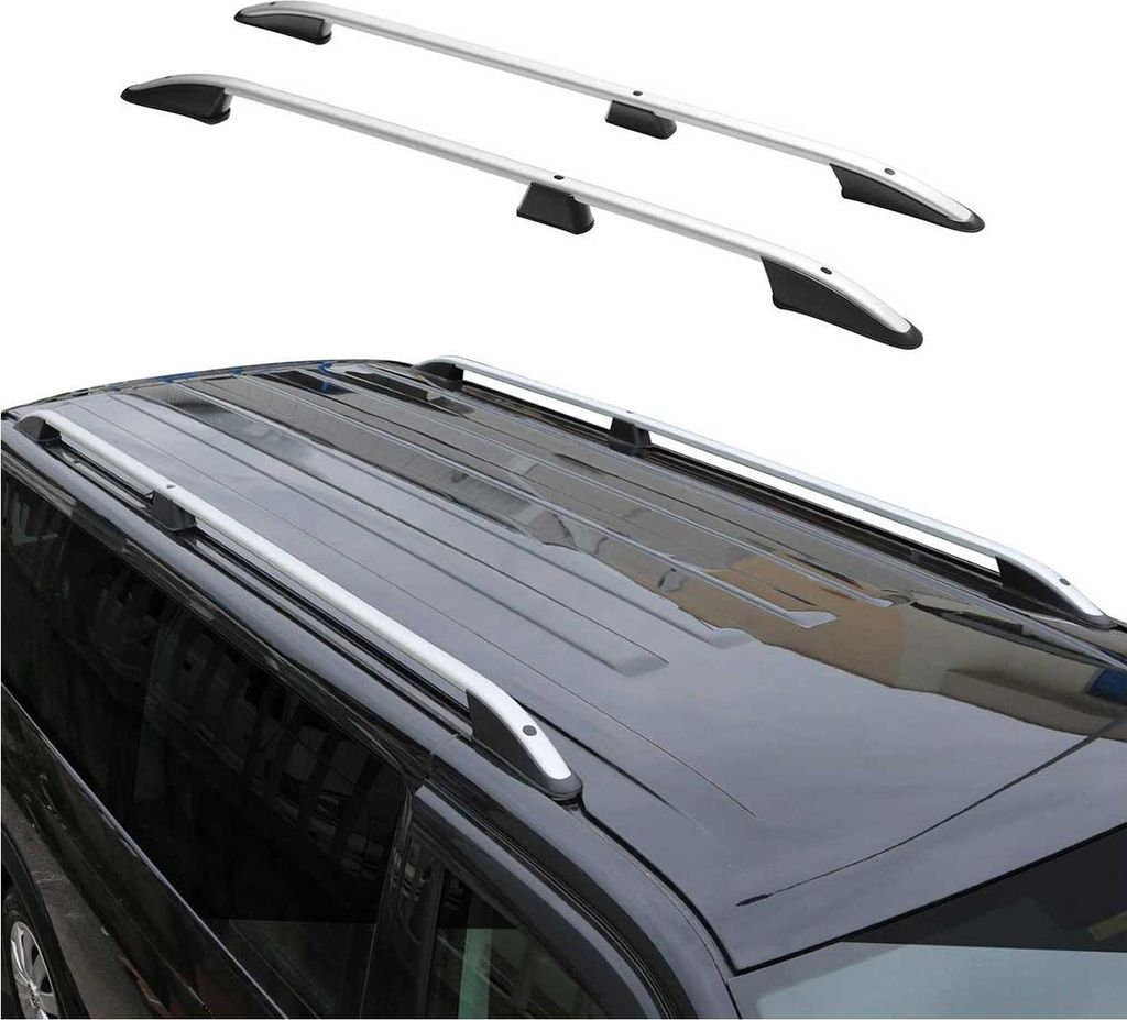 Dachreling Dachgepäckträger für Mercedes Citan 2012-2021 L1 Kurzer Alu Grau