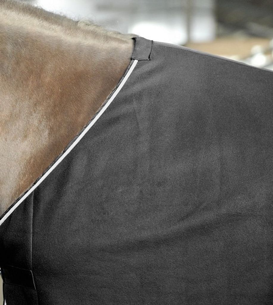 Busse Abschwitzdecke Show - schwarz/silber