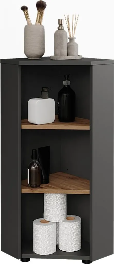 Meuble de coin compact Vicco Irma Anthracite pour petits espaces - 5