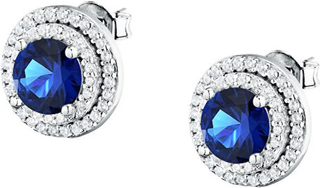 Offerta Orecchini Morellato Tesori SAIW274 Argento Zirconi Blu