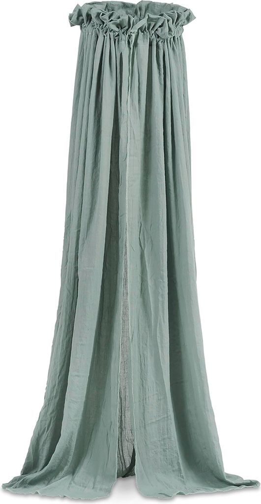 Jollein Ciel de lit Vintage 155 cm Vert cendré Image du produit 