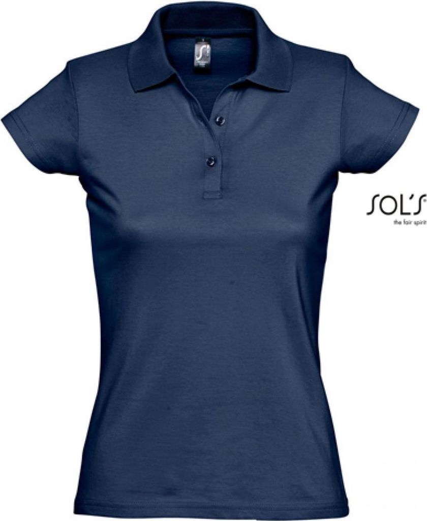 SOLs 11376 | Damen Poloshirt Prescott - Farbe: French Navy - Größe: S