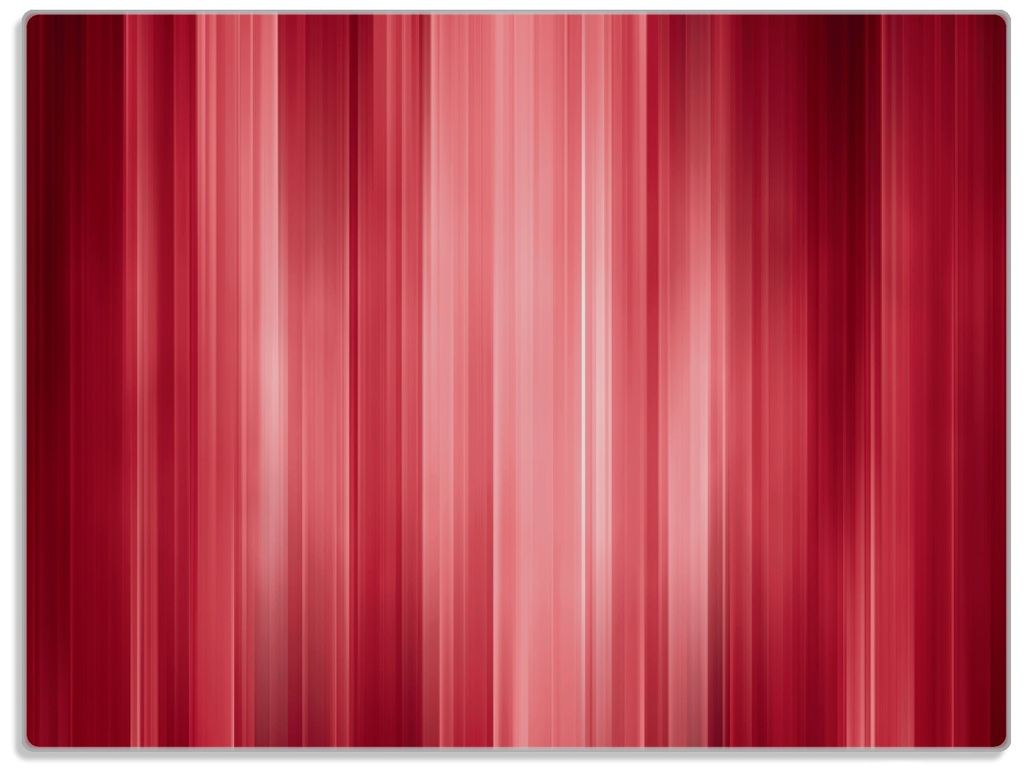 Wallario Glasunterlage, Schneidebrett aus Glas, Größe 30 x 40 cm, Motiv Rot und schwarz gestreift - Abstraktes Streifenmuster