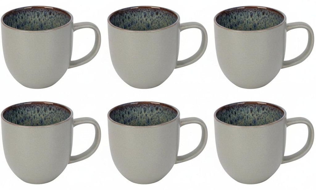 Cosy & Trendy Kaffeetassen Onna Sand-Grün 340 ml - 6 Stück Produktbild 