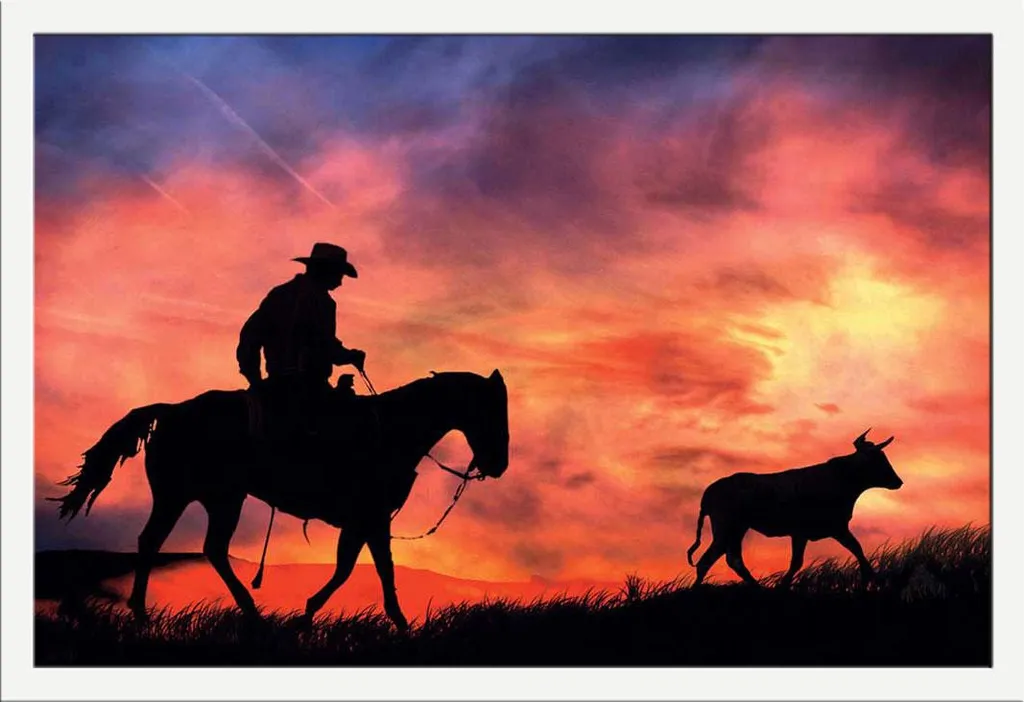 Offerta Poster Laird The Long Ride Home + Cornice Bianca Shinsuke
