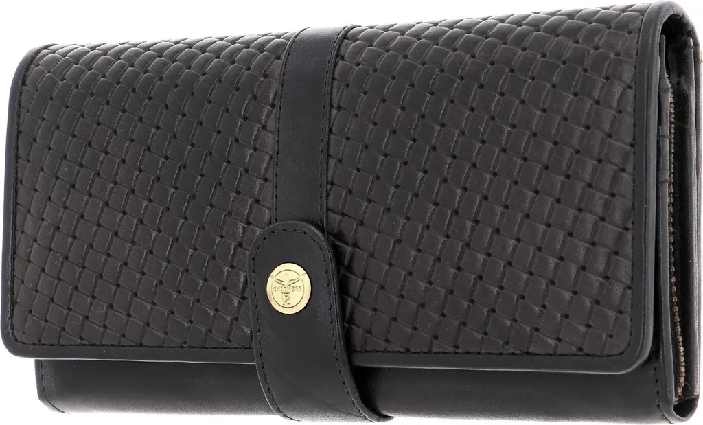 CHIEMSEE Antwerp Wallet with Flap Black - Qualità Pelle Superiore