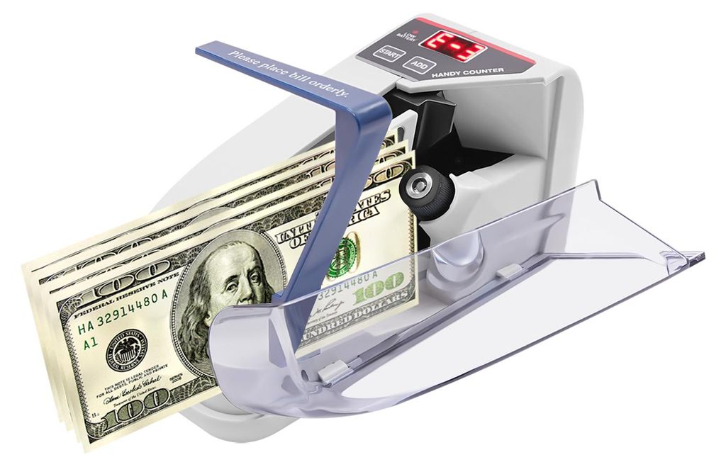Geldzählmaschine V30 LED Display Banknotenzähler Tragbar Produktbild 
