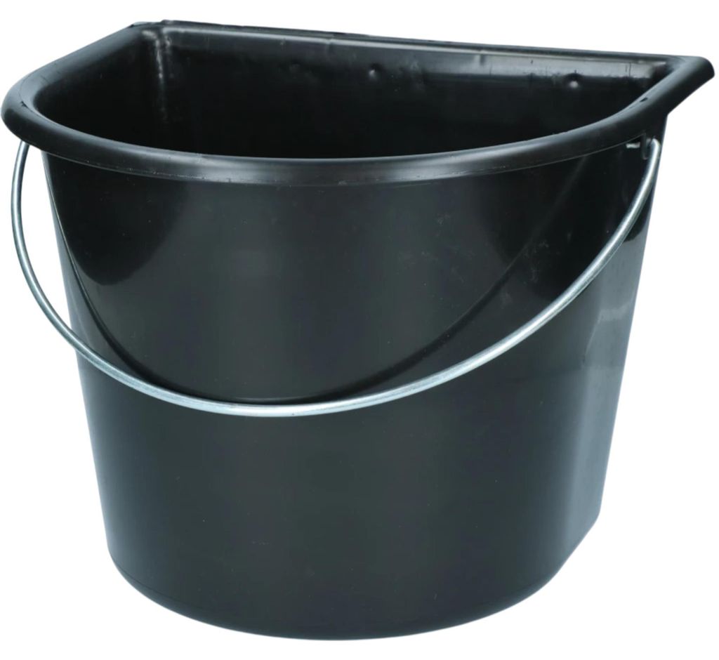 Eimer mit flacher Seite 15 l rot