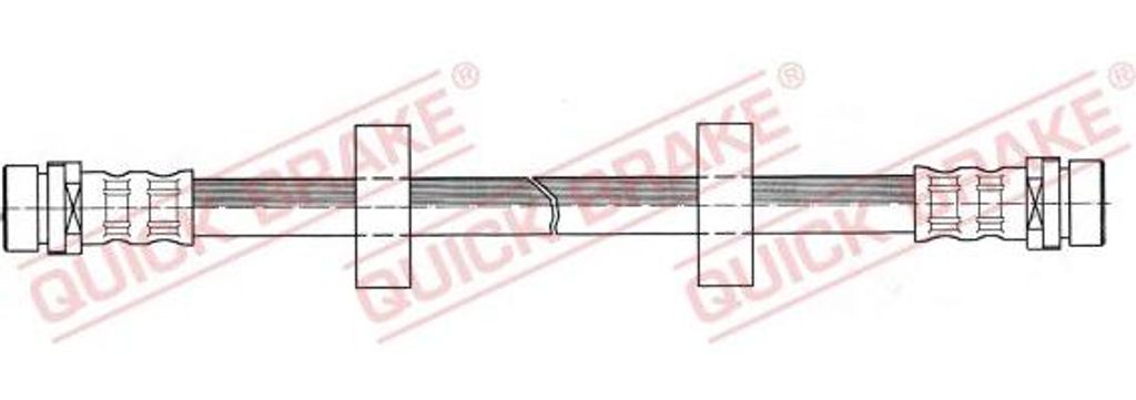 QUICK BRAKE 22.403 Bremsschlauch OE 6758585 kompatibel mit Mondeo