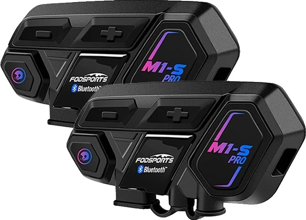 Interphone de Casque Moto pour Longue Distance et Groupe de 8 Motards