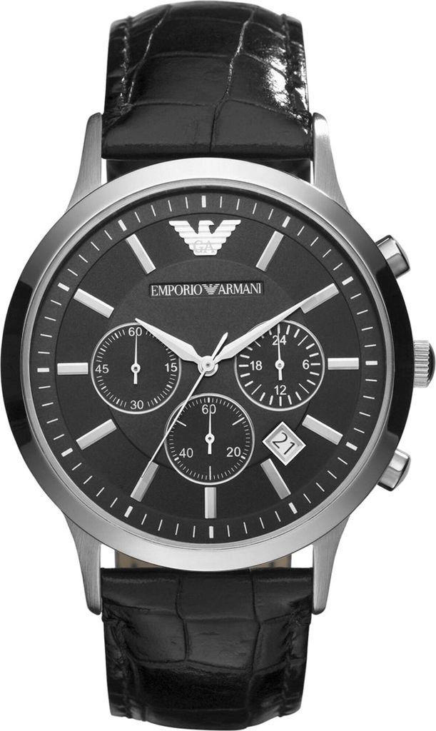 EMPORIO ARMANI AR2447 orologio da uomo in nero classico. Immagine del prodotto 