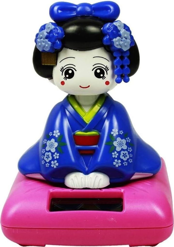 Figurine solaire à secouer Geisha Image du produit 