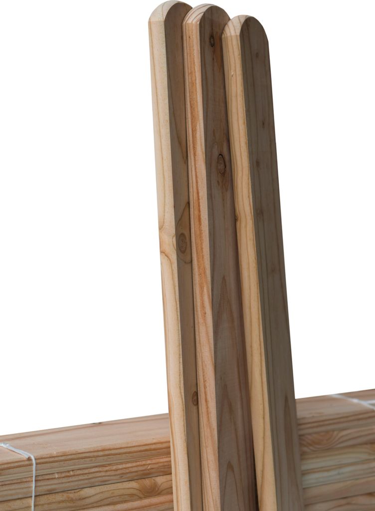 Zaunlatte 9x2x150cm Sibirische Lärche Muster A